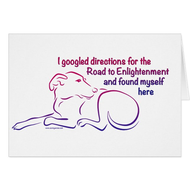 Chemin du chien vers les Lumières (Devant horizontal)