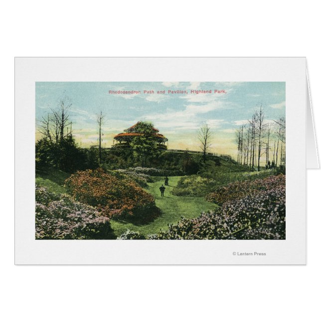 Chemin et pavillon Rhododendron de Highland Park (Devant horizontal)