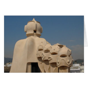 Cheminées et cage d'escalier