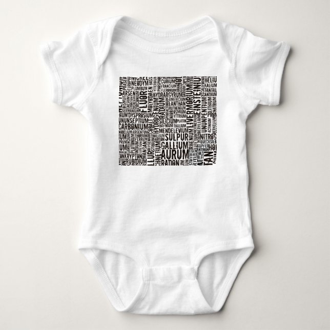 Chemische Elemente Baby Bodysuit (Front)