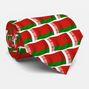 Chemise à cravate du drapeau biélorusse