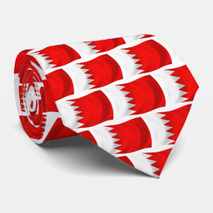 Chemise à cravate du drapeau de Bahreïn