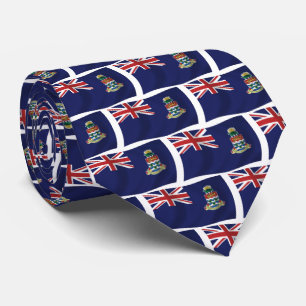 Chemise à cravate du drapeau des îles Caïmans