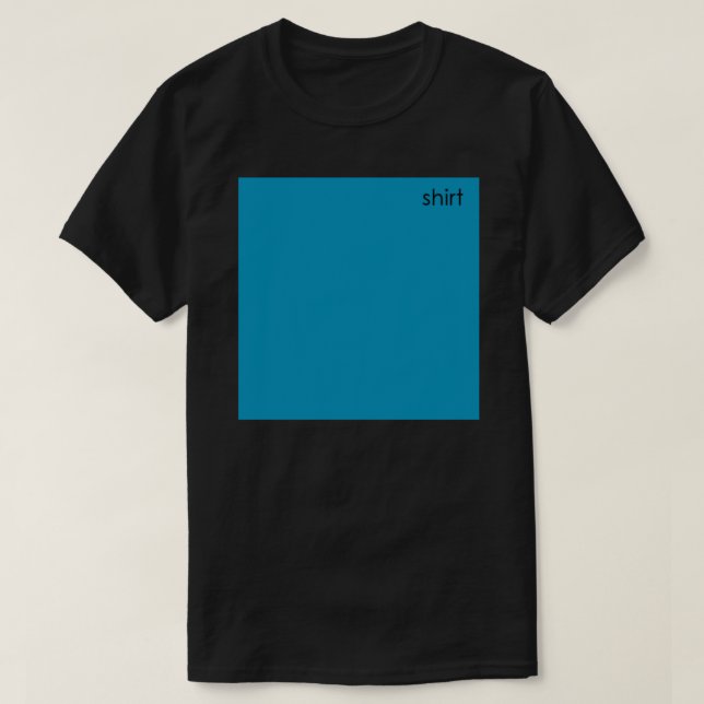 chemise à désherbage. Copie T-shirt classique (Design devant)
