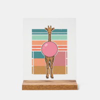 Chemise à motif de girafe vintage avec gravure de