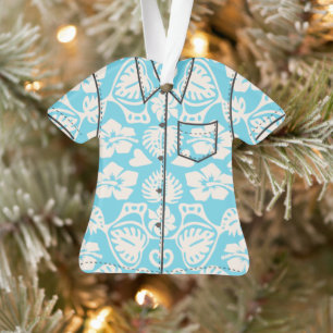 Chemise Aloha en damas de feuille de Monstera hawa