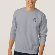 Chemise alphabet avec lettre A Sweatshirt de base