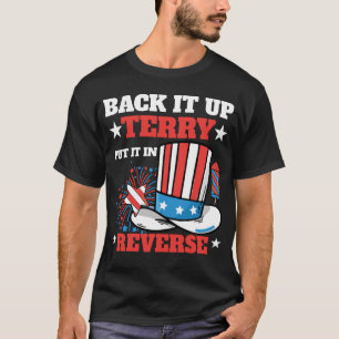 Chemise Back it up Terry T-shirt drôle du 4 juille