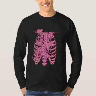 Chemise Chat Kitty Tshirt Crâne Squelette Pastel G