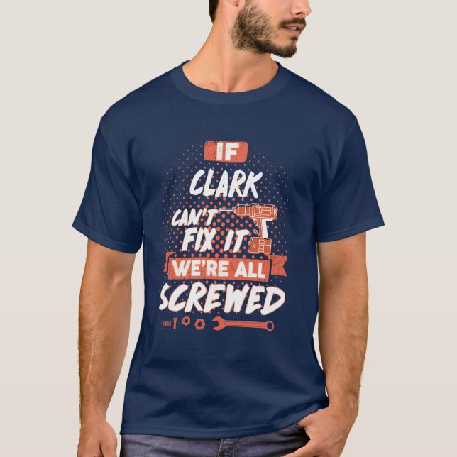 Chemise CLARK, T-shirt CLARK pour hommes femmes (Devant)