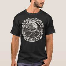 Chemise corbeau Hommes Fille Femmes T-shirt Goth B