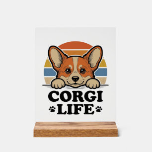 Chemise Corgi Life Gravure Vintage Art Amoureux de
