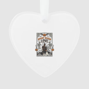 Chemise d'amour de saison effrayante squelette Hal