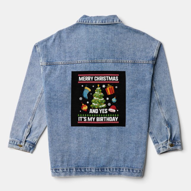 Chemise D'Anniversaire De Noël, Joyeux Noël Et Oui (Verso)