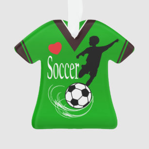 Chemise de ballon de football de vert de chaux