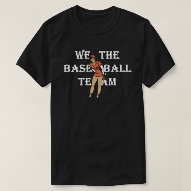 chemise de baseball, t-shirt de baseball, maillot  (Design devant)