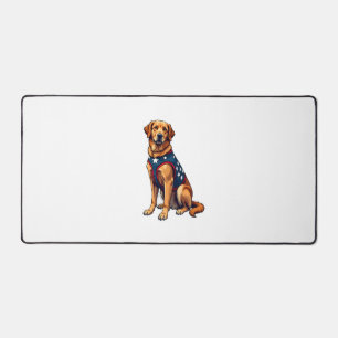 Chemise de chien de service patriotique Golden Ret