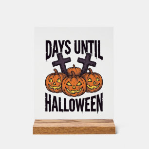 Chemise de compte à rebours d'Halloween Dessin de 