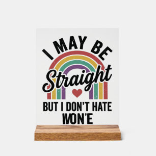 Chemise de fierté arc-en-ciel Straight But Kind Vi