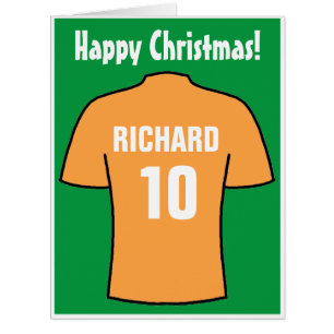 Chemise de football en Vieux Noël Or