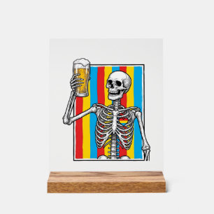 Chemise de graveur vintage arc-en-ciel de bière de