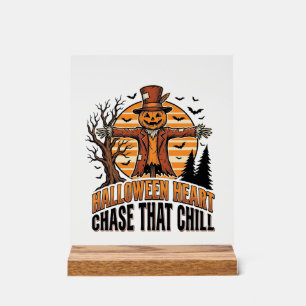 Chemise de Halloween Épouvantail Gravure Vintage R