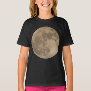 Chemise de lune Pleine lune T-shirt Chemise biolog