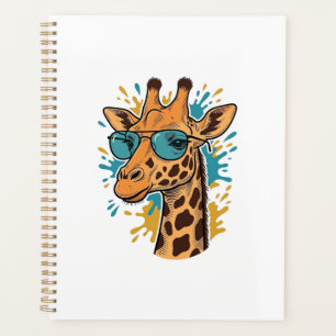 Chemise de lunettes de soleil de girafe gravée vin