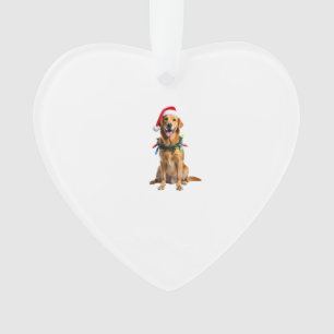 Chemise de Noël pour chien, Golden retriever de No