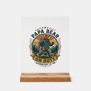 Chemise de papa ours en service pour la fête des p