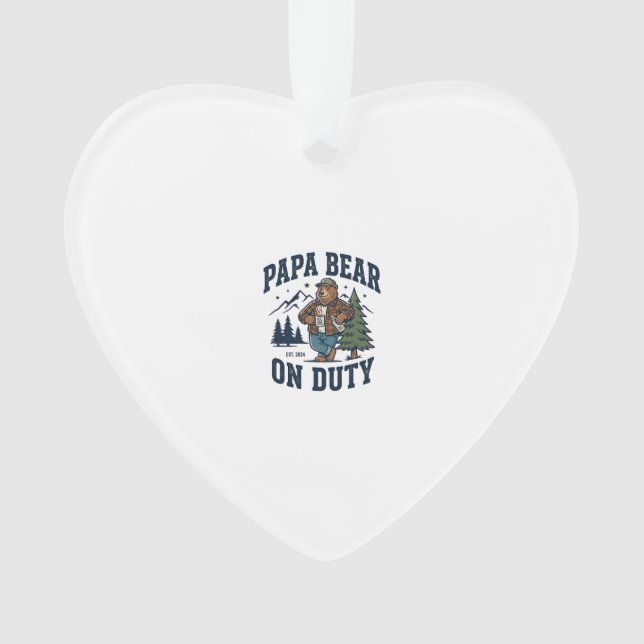 Chemise de papa ours en service pour la fête des p (devant)
