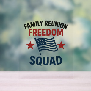 Chemise de réunion familiale Freedom Squad - USA P