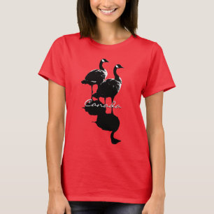 Chemise de souvenir d'oie du Canada de T-shirt du