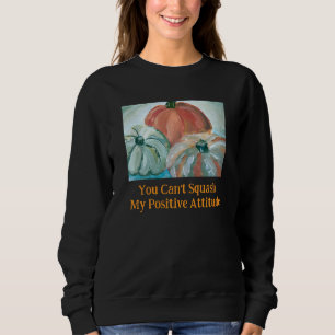 Chemise de sweat Halloween Citrouille Positivité