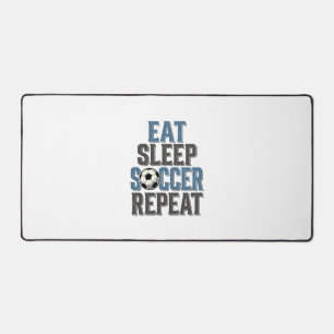 Chemise de typographie vintage Soccer Eat Sleep Re