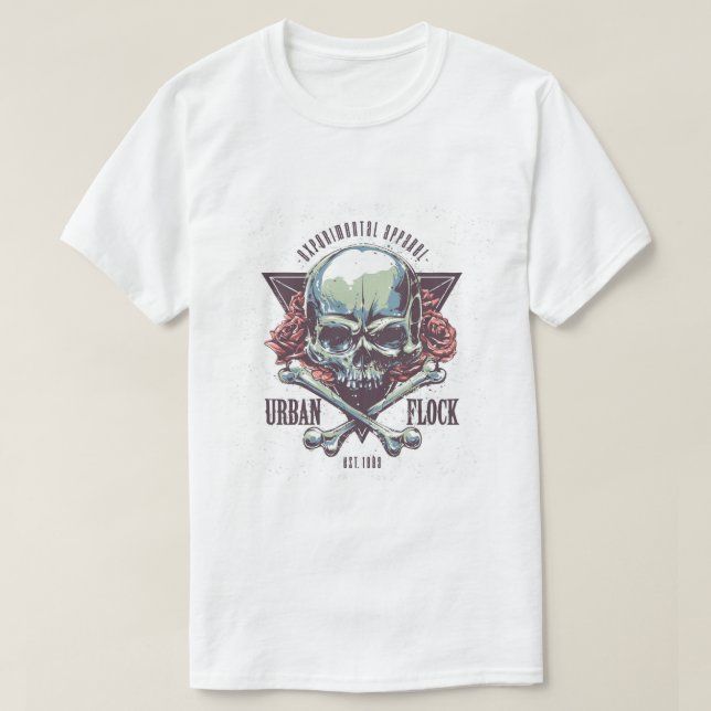 Chemise d'hommes de moto de T-shirt de motard (Design devant)