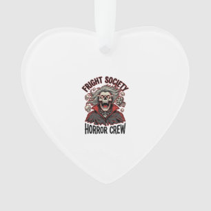 Chemise d'horreur vintage Fright Society crâne Des