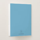 Bleu Simple Personnalisé grand logo d'entreprise