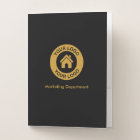 Logo et texte d'entreprise personnalisés simples