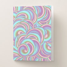 Motif de tourbillons multicolores