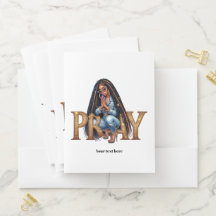 Une Africaine Américaine Basée Sur La Foi PRIE Chr