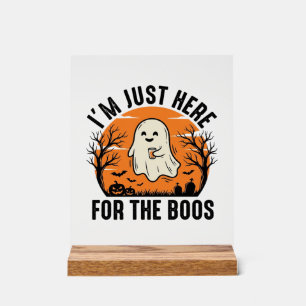 Chemise drôle de fantôme d'Halloween juste ici pou