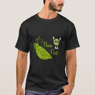 Chemise drôle de pois - T-shirt graphique de légum
