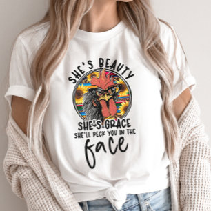 Chemise Drôle, T-Shirt Fou Poulet