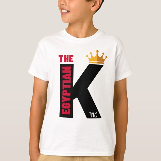 Chemise du roi d'Egypte, Mo Salah T-Shirt (Devant)