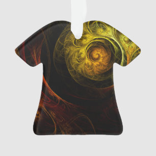 Chemise en acrylique de l'art Abstrait floral Sunr