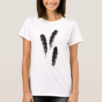 Chemise en T-Shirt aux plumes de pic-vert