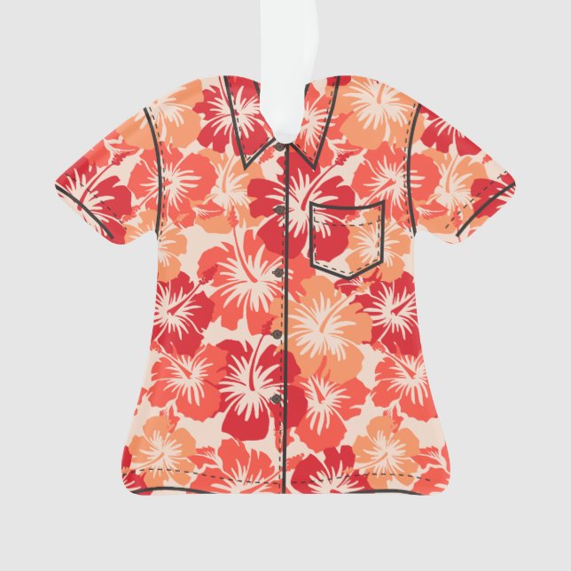 Chemise florale hawaïenne de ketmie épique Aloha (devant)