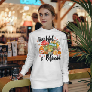 Chemise Gnomes Automne Merci et Sweatshirt béni