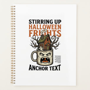 Chemise graphique de mug hanté Halloween Café effr